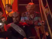 Worf and Quark, 2372