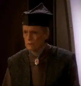 Vedek Yassim opposing the Dominion