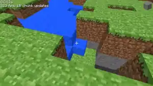 Early version of water during the development of this version.