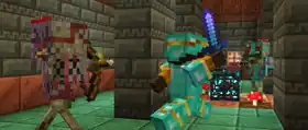 1.21 Bedrock Banner.jpeg: Infobox image for Tricky Trials the theme in Minecraft