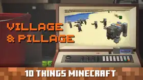 10things mc village&pillage.jpg: Infobox image for Ten Things You Probably Didn't Know About Minecraft the video in Minecraft