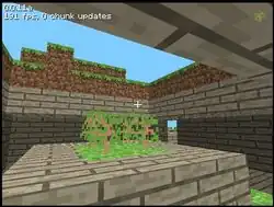 A group of saplings.