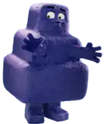 AMCM Grimace.png: Infobox image for Grimace the character in Minecraft