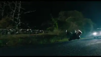 The nitwit sent flying