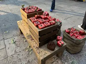 Apples in A Minecraft Movie.