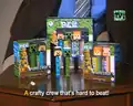 Several Minecraft PEZ offerings.