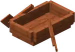 Acacia Boat.png: Infobox image for Boat the item entity in Minecraft
