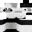 Aggressive panda texture file.