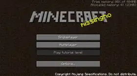 Alpha_v1.0.12_menu.png: Infobox image for Minecraft Alpha v1.0.12 the version in Minecraft