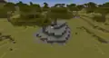 An amethyst geode generating above the ground.[5]