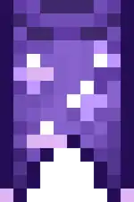 Amethyst Cape.png: Infobox image for Amethyst Cape the dungeons cosmetic in Minecraft
