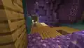 An amethyst geode generated in a mineshaft.[6]