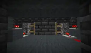 Ancient city piston door.