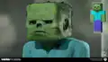 Zombie face concept art