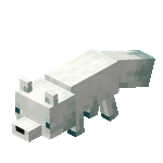 Arctic Fox Idle (Dungeons).gif: Infobox image for Arctic Fox the dungeons entity in Minecraft