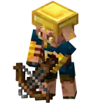 Armored Piglin Hunter2.png: Infobox image for Piglin Hunter the dungeons entity in Minecraft