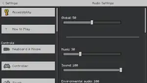 The Audio Settings tab.