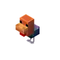 Unused baby bronzed chicken inventory icon.