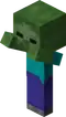 Baby Zombie Targeting.png: Infobox image for Zombie the entity in Minecraft
