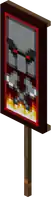 Bad Omen Captain Banner.png: Infobox image for Threat Banner the dungeons item in Minecraft