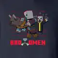 "Bad Omen," an official T-Shirt design featuring a ravager.