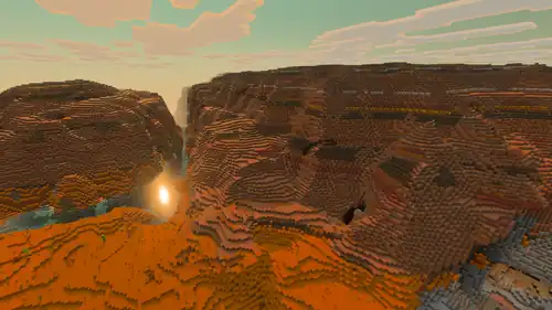 Badlands Vibrant Visuals.png: Infobox image for Badlands the biome in Minecraft