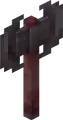 Netherite battleaxe