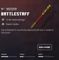 Battlestaff within the inventory.