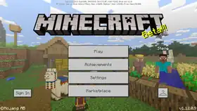 Bedrock 1.12.0.9.png: Infobox image for beta 1.12.0.9 the version in Minecraft