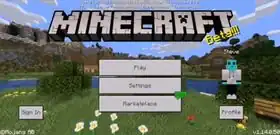 Bedrock 1.14.0.50.jpg: Infobox image for beta 1.14.0.50 the version in Minecraft