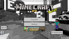 Bedrock 1.17.30.25.png: Infobox image for beta 1.17.30.25 the version in Minecraft