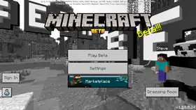 Bedrock 1.18.0.24.png: Infobox image for beta 1.18.0.24 the version in Minecraft