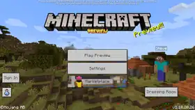 Bedrock 1.18.20.26.png: Infobox image for Preview 1.18.20.26 the version in Minecraft