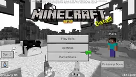 Bedrock 1.19.0.20.png: Infobox image for Preview 1.19.0.21 the version in Minecraft