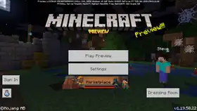 Bedrock 1.19.50.22.png: Infobox image for Preview 1.19.50.22 the version in Minecraft