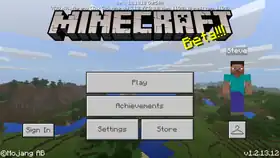 Bedrock 1.2.13.12.png: Infobox image for beta 1.2.13.12 the version in Minecraft