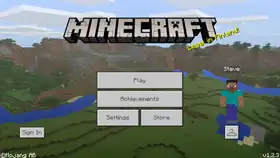 Bedrock 1.2.3.png: Infobox image for v1.2.3 the version in Minecraft