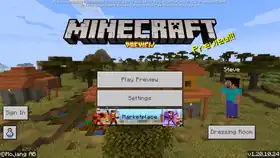 Bedrock 1.20.10.24.png: Infobox image for Preview 1.20.10.24 the version in Minecraft