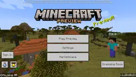 Bedrock 1.20.80.23.png: Infobox image for Preview 1.20.80.23 the version in Minecraft