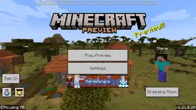 Bedrock 1.21.0.20.png: Infobox image for Preview 1.21.0.20 the version in Minecraft