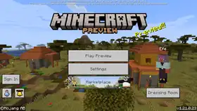 Bedrock 1.21.0.23.png: Infobox image for Preview 1.21.0.23 the version in Minecraft
