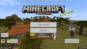 Bedrock 1.21.0.24.png: Infobox image for Preview 1.21.0.24 the version in Minecraft