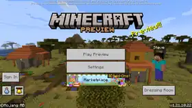 Bedrock 1.21.10.22.png: Infobox image for Preview 1.21.10.22 the version in Minecraft