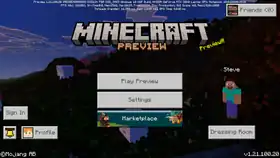 Bedrock 1.21.100.20.png: Infobox image for Preview 1.21.100.20 the version in Minecraft