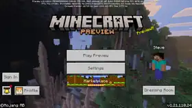Bedrock 1.21.110.24.png: Infobox image for Preview 1.21.110.24 the version in Minecraft
