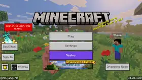 Bedrock 1.21.120.png: Infobox image for v1.21.120 the version in Minecraft