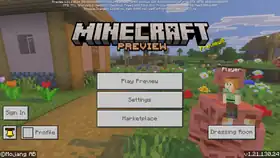 Bedrock 1.21.130.24.png: Infobox image for Preview 1.21.130.24 the version in Minecraft