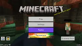 Bedrock_1.21.1_(Realms_Button).png: Infobox image for v1.21.1 the version in Minecraft