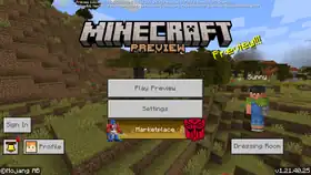 Bedrock 1.21.40.25.png: Infobox image for Preview 1.21.40.25 the version in Minecraft