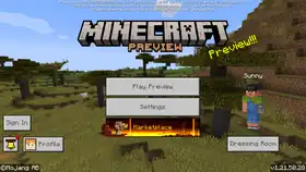 Bedrock 1.21.50.28.png: Infobox image for Preview 1.21.50.28 the version in Minecraft